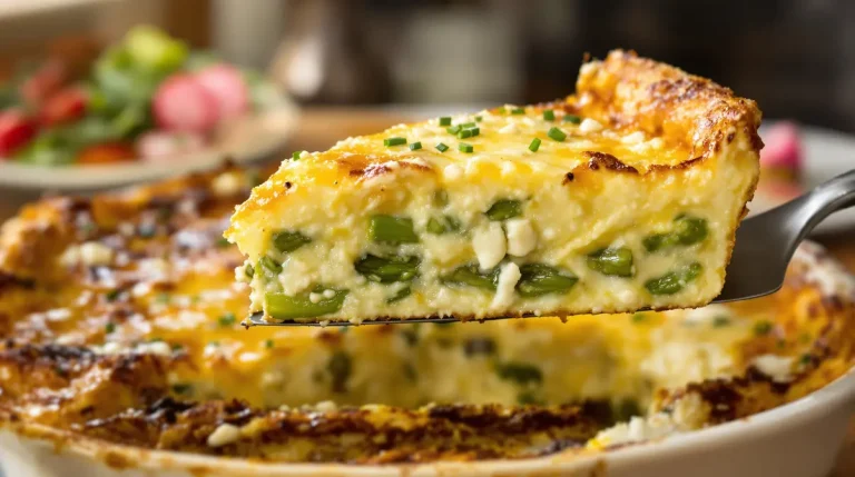 Asperges et chèvre frais dans un appareil sans pâte : la proportion exacte qui change tout