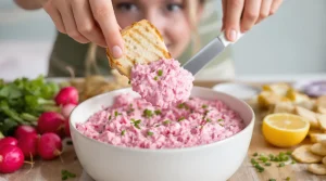 « J'ai arrêté d'acheter du tarama » : depuis mars, je fais cette tartinade rosée avec un seul légume