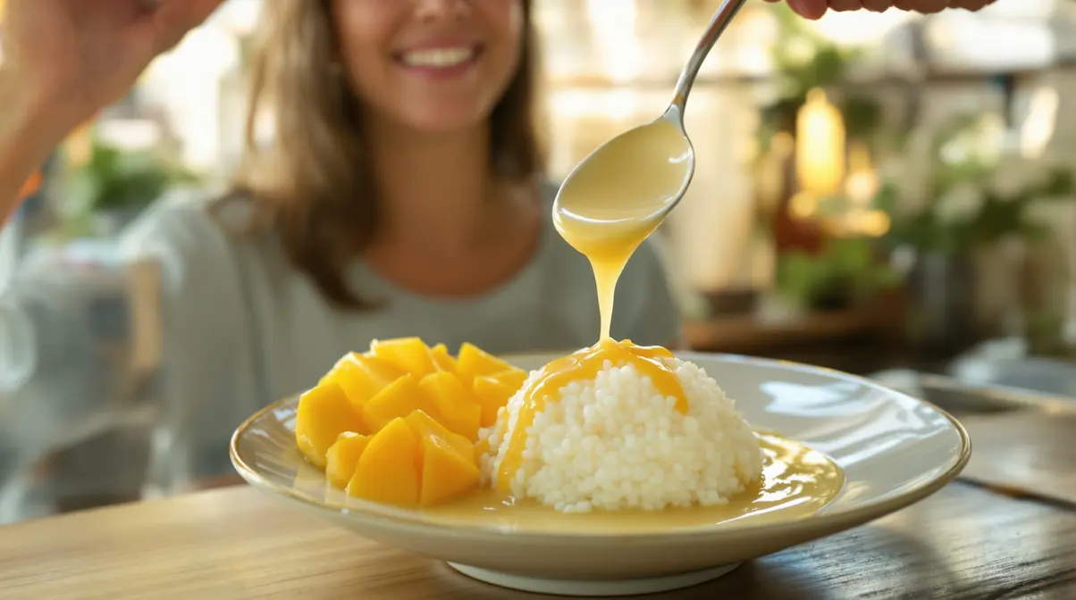 « Je l’ai goûté à Bangkok il y a 10 ans » : le dessert mangue-coco tout simple dont je ne me passe plus « Je l’ai goûté à Bangkok il y a 10 ans » : le dessert mangue-coco tout simple dont je ne me passe plus