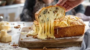 La recette ultra rapide que je fais tout le temps : le cake fondant à la fourme d’Ambert et noix