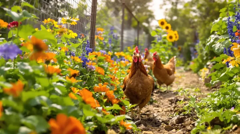 Vos poules vont en raffoler : 7 plantes pour un parcours gourmand qu’elles ne quittent plus