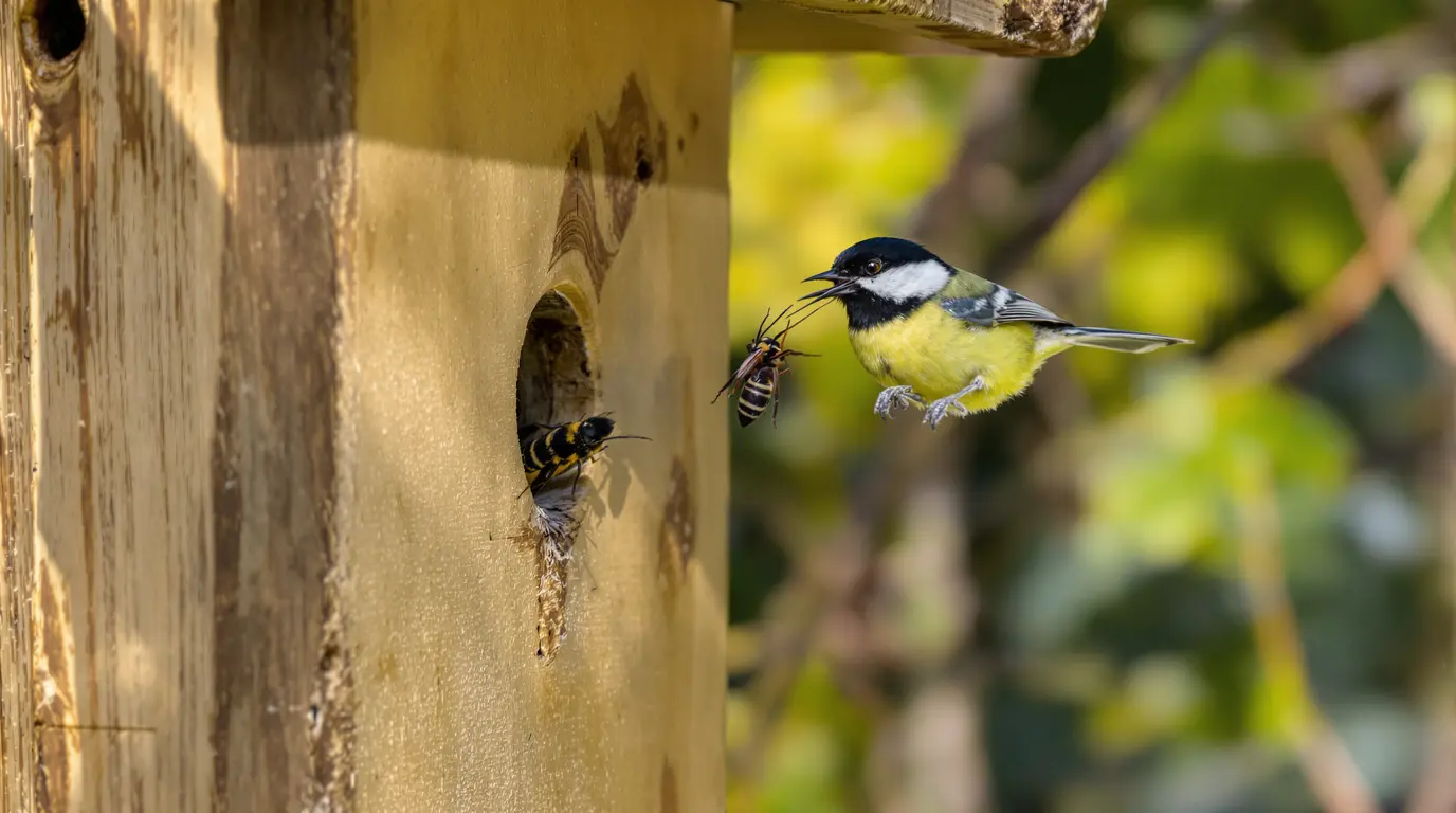 Ce petit oiseau du jardin tue les frelons asiatiques un par un : voici comment l’attirer chez vous Ce petit oiseau du jardin tue les frelons asiatiques un par un : voici comment l’attirer chez vous