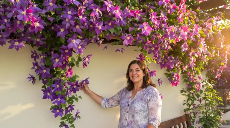 Cette plante grimpante aux fleurs XXL pousse vite et cache vos murs presque sans entretien