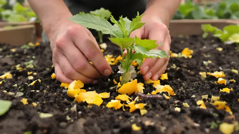 Fini les granulés toxiques au potager : cette épluchure forme une barrière que les limaces ne franchissent pas