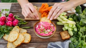 J’ai mélangé un légume de saison avec du fromage frais, et mes apéros ont tout de suite changé