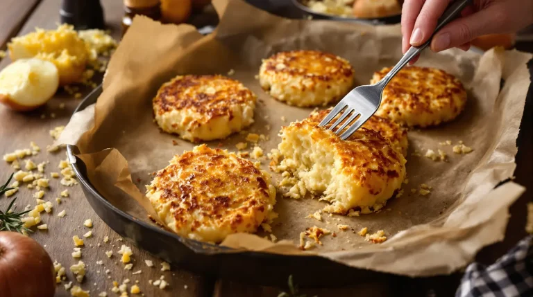 « Je les prépare en 10 minutes » : mes galettes de pommes de terre crousti-dorées au four, plus légères que des frites