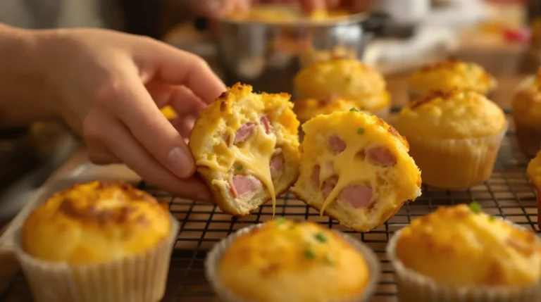 « Je les prépare le dimanche soir » : mes muffins fromage-jambon parfaits pour tous mes déjeuners de la semaine