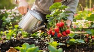 Les fraisiers donnent des fruits plus gros si on les arrose au printemps avec cet ingrédient de cuisine