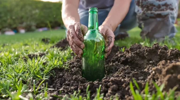 Les taupes ont déserté son jardin depuis qu’il enterre cet objet qu’on jette tous à la poubelle