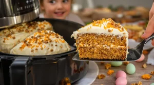 Moelleux, épicé et ultra gourmand, ce carrot cake à l’Airfryer devient le dessert préféré de Pâques