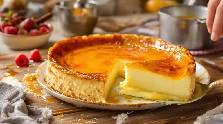 « Mon flan pâtissier sans pâte est un délice » : léger, fondant et prêt vite pour un goûter parfait