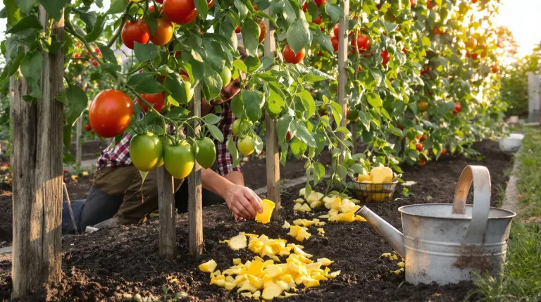 Ne jetez plus vos peaux de banane : voici pourquoi elles boostent vraiment la croissance de vos tomates