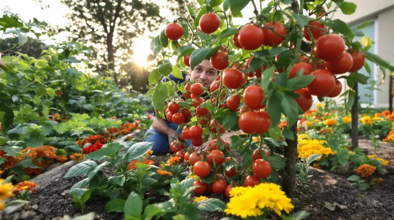 Pour de superbes récoltes, voici les plantes à planter près de vos tomates, et voici pourquoi