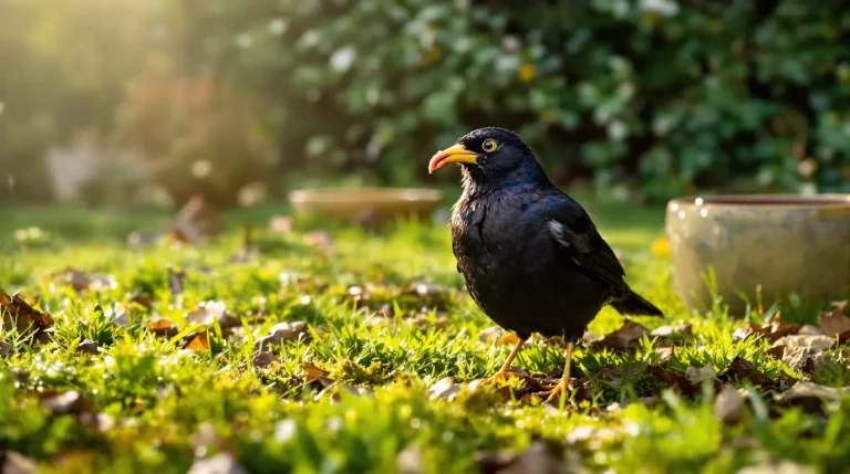 Quelle est la vraie signification de la présence d’un merle dans votre jardin ? Voici pourquoi