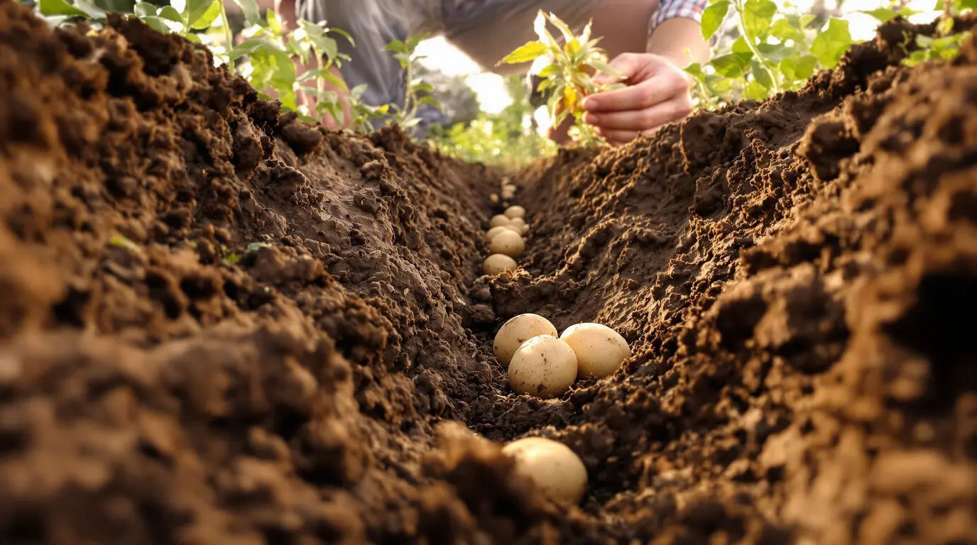 À quelle profondeur planter les pommes de terre pour une récolte abondante ? La vérité à connaître À quelle profondeur planter les pommes de terre pour une récolte abondante ? La vérité à connaître