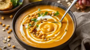 Velouté pois chiches-carottes au cumin : mon dîner complet et healthy pour les soirs de flemme