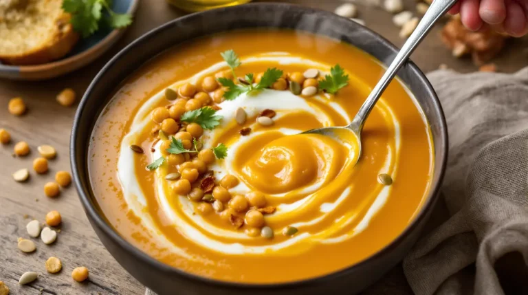 Velouté pois chiches-carottes au cumin : mon dîner complet et healthy pour les soirs de flemme