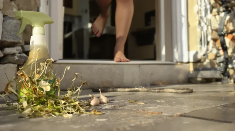 Vipères et couleuvres en mars : cet ingrédient de cuisine jeté éloigne les serpents de la terrasse