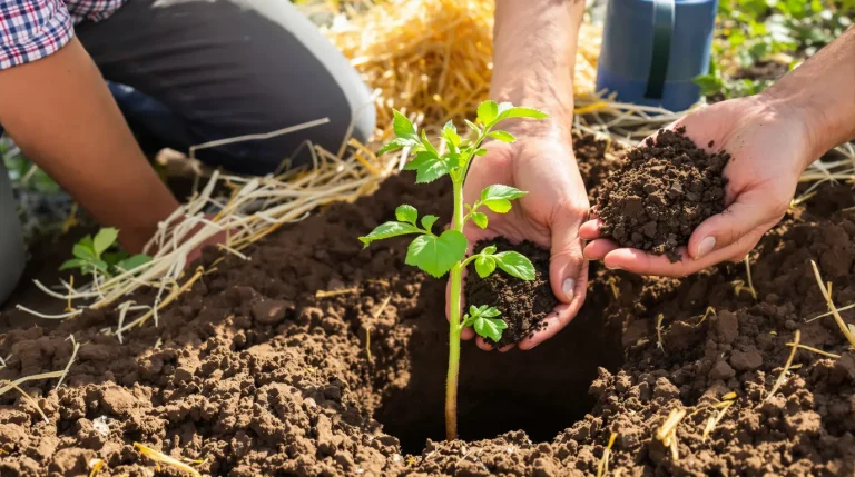 Accueil Au printemps, ces gestes à la plantation aident les tomates à mieux s’enraciner et à moins dépendre de l’eau