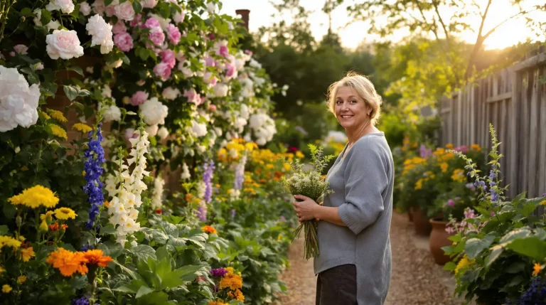 Accueil Ce jardin inspiré des anciens presbytères séduit encore par son abondance naturelle et son charme vivant