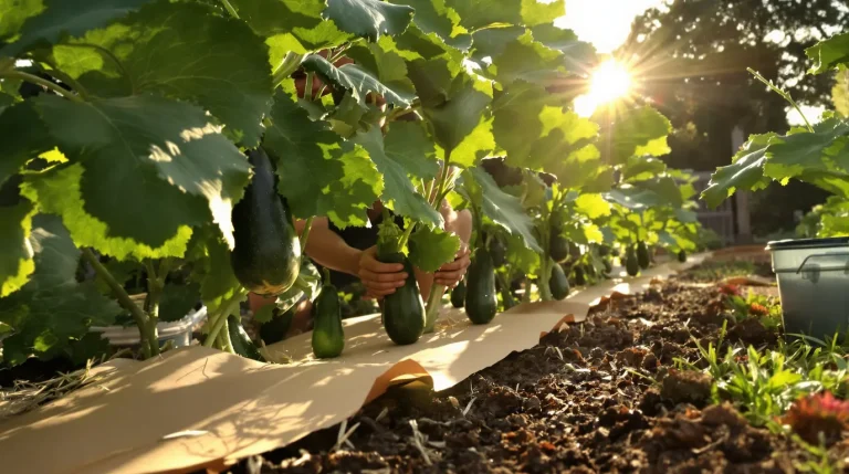 Courgettes : ce matériau du quotidien au pied des plants peut vous faire récolter jusqu’à 5 fois plus cet été