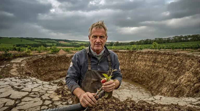 Dans le Calvados, ce producteur de pommes construit une retenue d’eau pour sauver son verger Dans le Calvados, ce producteur de pommes construit une retenue d’eau pour sauver son verger