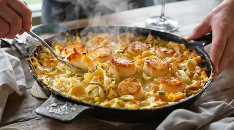 Gratin poireaux–Saint-Jacques : si simple à préparer, parfait pour un vrai repas de fête