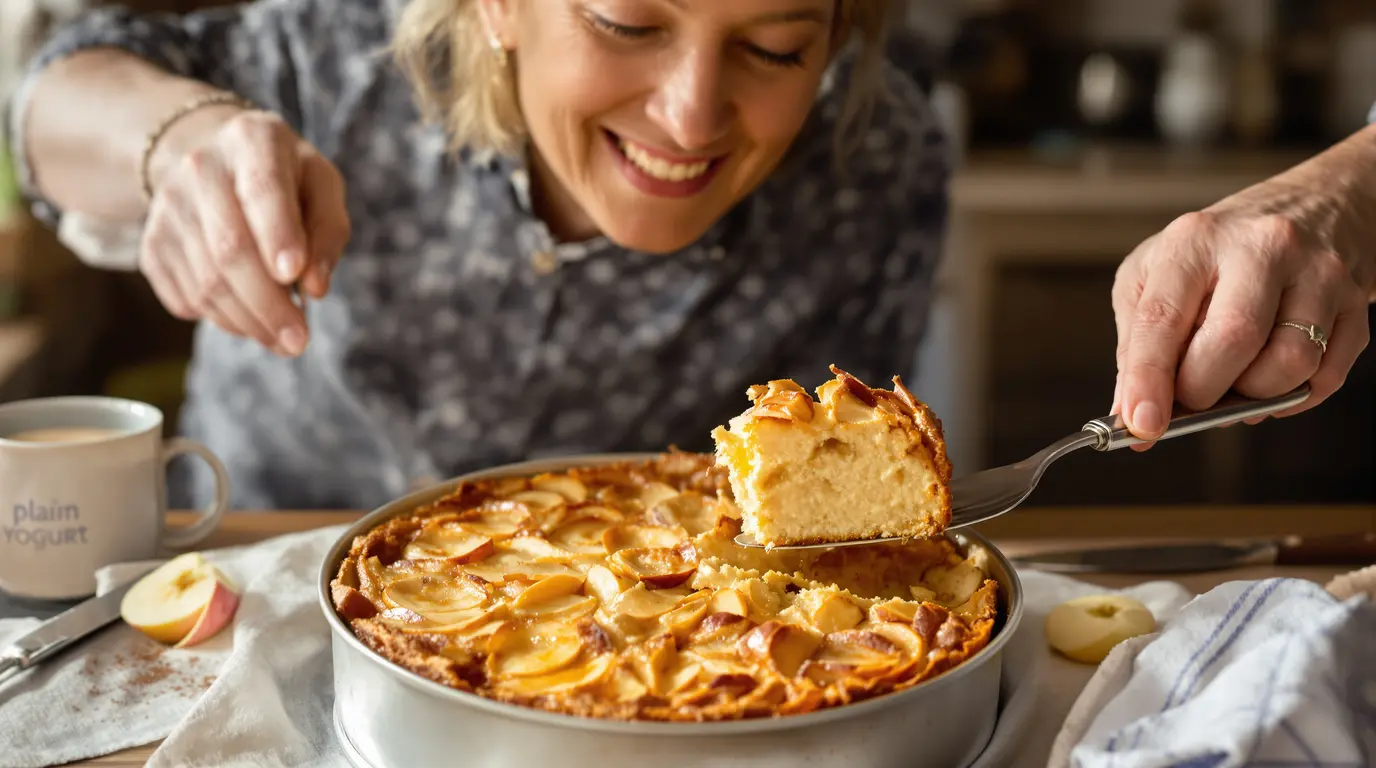 Gâteau pommes-yaourt ultra moelleux : ma recette familiale testée et prête en moins d’une heure Gâteau pommes-yaourt ultra moelleux : ma recette familiale testée et prête en moins d’une heure