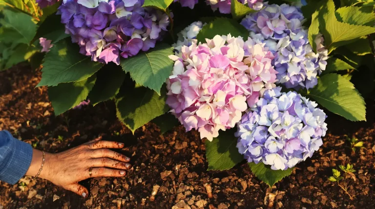 Ils plantaient un vieux clou rouillé au pied des hortensias : j’ai compris pourquoi un mois plus tard