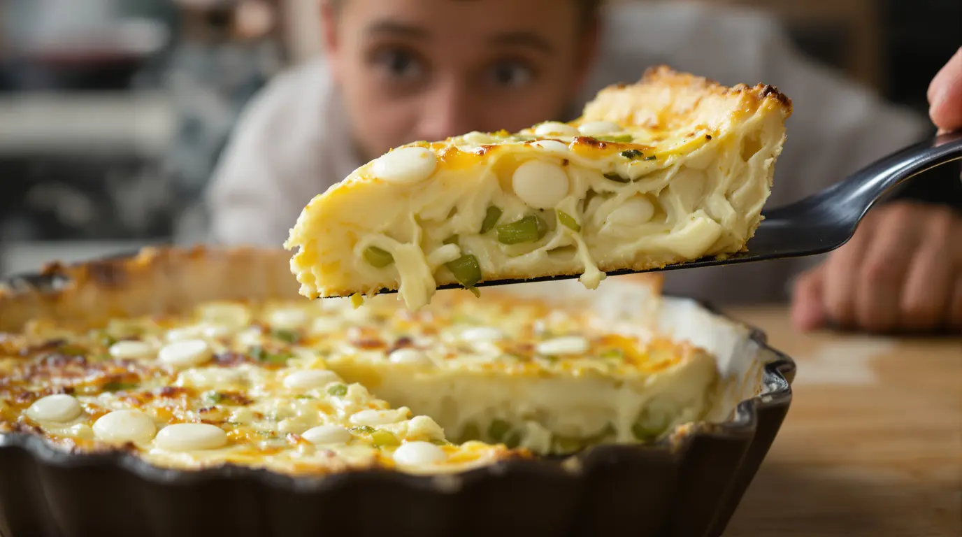 « J'ai remplacé la pâte par un ingrédient simple » : ma quiche poireaux-chèvre est encore plus fondante « J'ai remplacé la pâte par un ingrédient simple » : ma quiche poireaux-chèvre est encore plus fondante