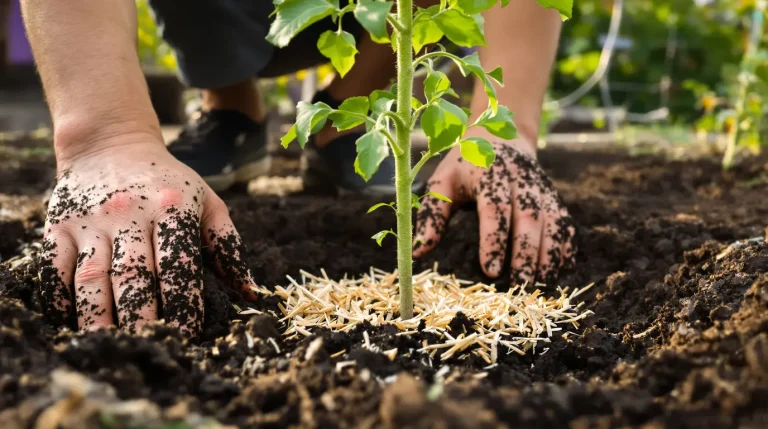 Les maraîchers plantent leurs tomates comme ça, et ceux qui l’ignorent le regrettent tout l’été