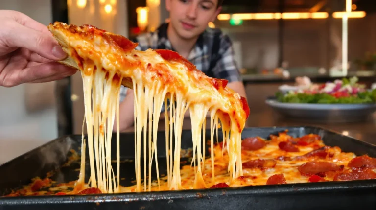 Accueil Pan Pan installe rue d’Aboukir la pizza épaisse de Détroit, avec sa croûte au cheddar