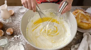Pourquoi, dans un gâteau au yaourt, faut-il fouetter sucre et jaunes d'œufs jusqu'à ce qu'ils blanchissent ?