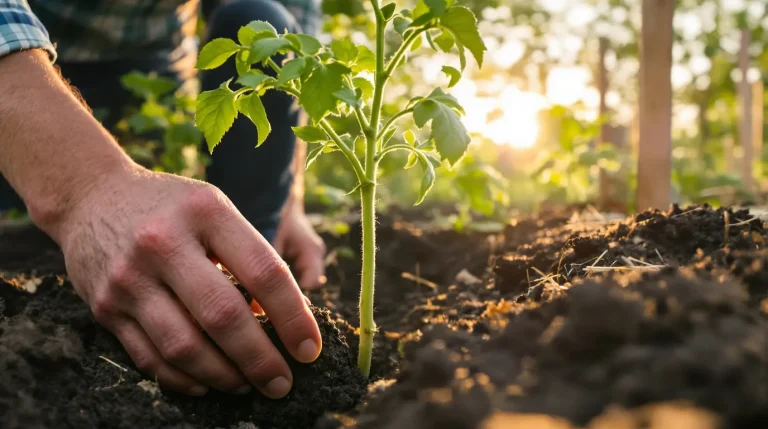 Accueil Tout le monde plante ses tomates debout : leurs racines restent 3 fois moins développées