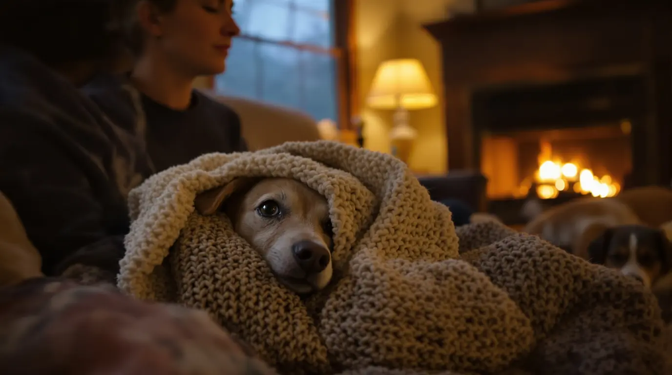 Une chienne frigorifiée pensait être accueillie provisoirement et a trouvé une famille pour la vie Une chienne frigorifiée pensait être accueillie provisoirement et a trouvé une famille pour la vie