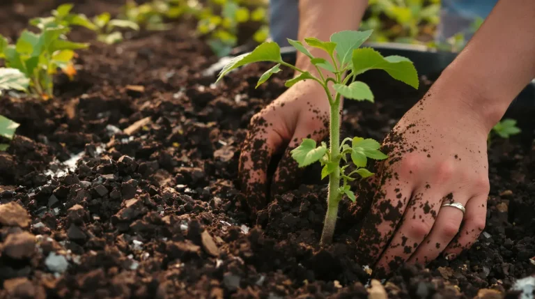 Ce geste tout simple à la plantation aide vraiment les tomates à mieux résister à la chaleur et au manque d’eau Ce geste tout simple à la plantation aide vraiment les tomates à mieux résister à la chaleur et au manque d’eau