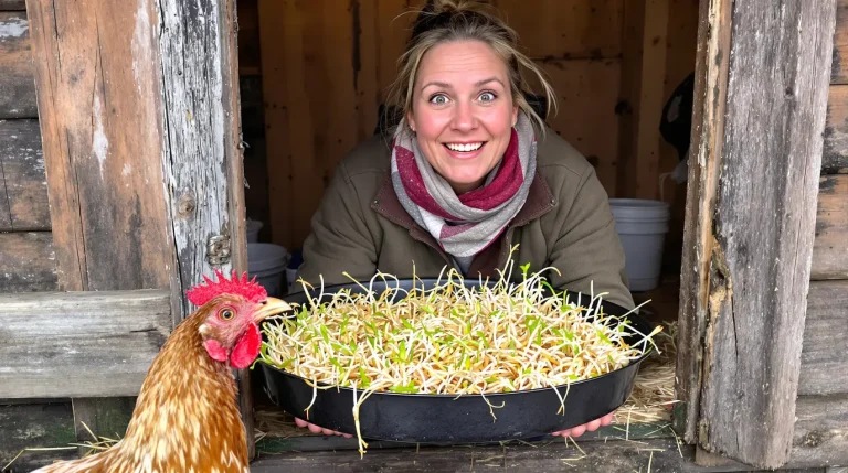 Faire germer le blé avant de le donner à ses poules : les avantages concrets que personne n’explique