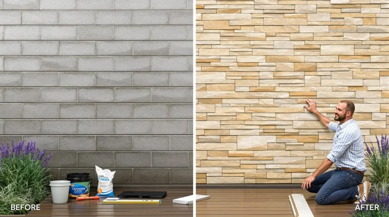 Fini les murs en parpaings au jardin : en 2026, ce revêtement posé en un week-end fait mieux
