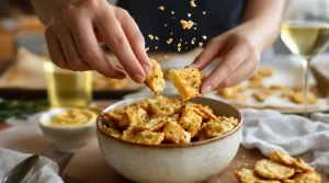 « Je les prépare en 10 minutes pour l'apéro » : mes crackers maison au fromage et graines, plus savoureux