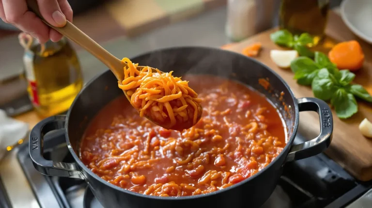 Ma sauce tomate était toujours trop acide : j’ai réglé le problème avec un seul légume, sans sucre Ma sauce tomate était toujours trop acide : j’ai réglé le problème avec un seul légume, sans sucre