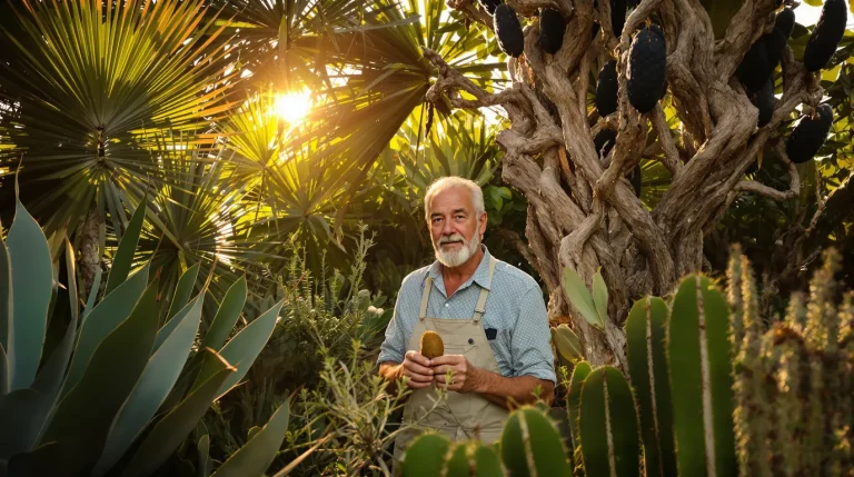 Accueil Palmiers, cactus, caroubiers… il fait pousser une véritable oasis dans son jardin de l’île de Ré