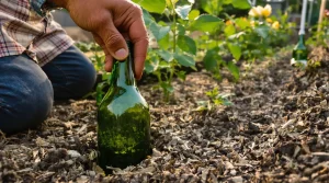 Pourquoi les anciens enterraient des bouteilles en verre le long des allées : les jardiniers le redécouvrent