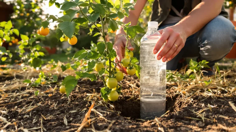 Accueil Pourquoi les jardiniers enterrent des bouteilles au pied des tomates et agrumes avant la chaleur