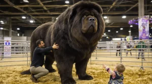 Salon de l’Agriculture : ce Dogue du Tibet mayennais, « champion de France », vise le Concours général