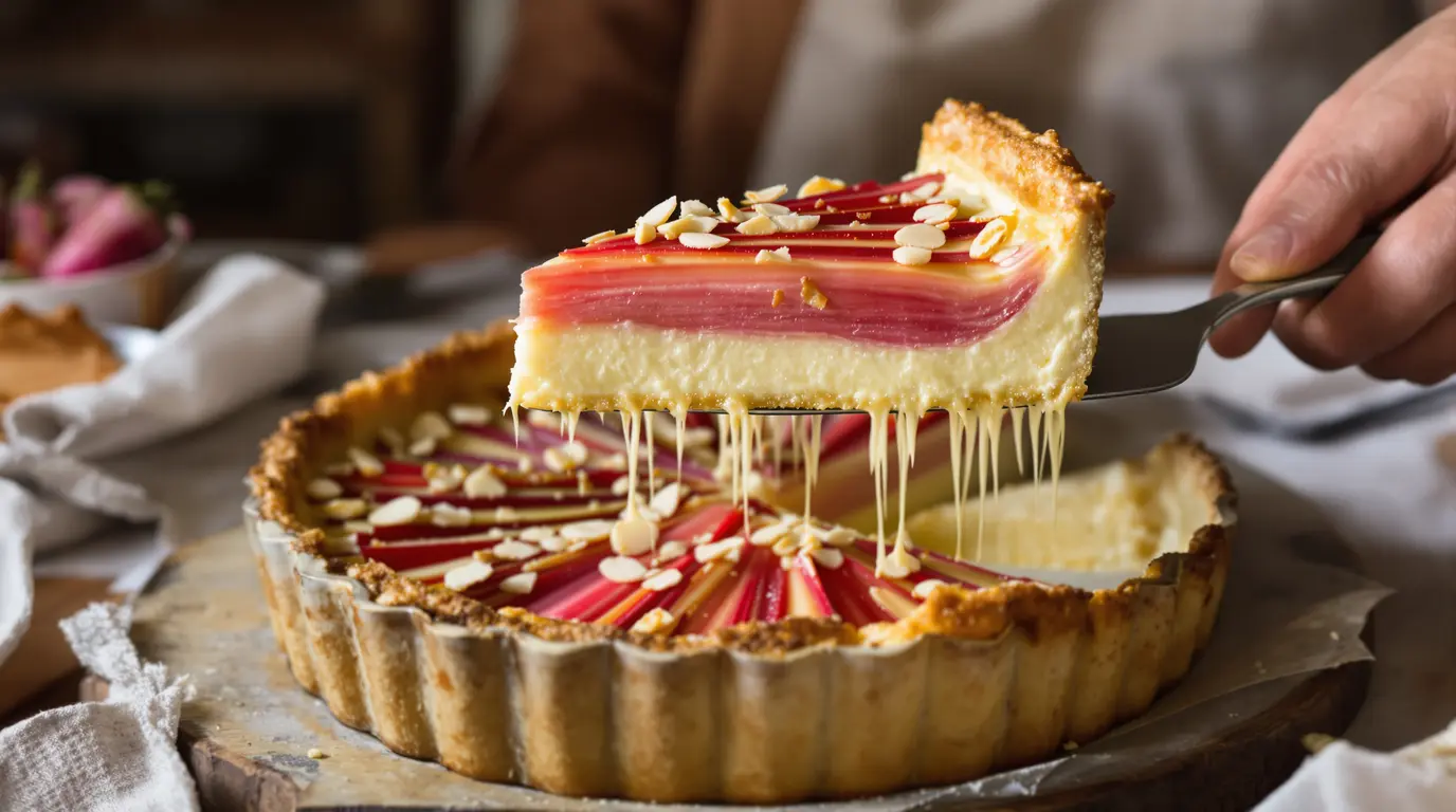 Tarte à la rhubarbe : la recette facile que je refais chaque printemps, voici pourquoi elle plaît Tarte à la rhubarbe : la recette facile que je refais chaque printemps, voici pourquoi elle plaît