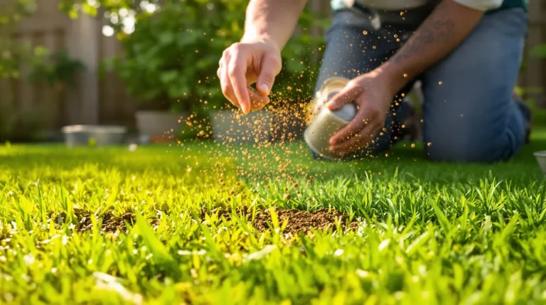 Votre pelouse redevient plus dense et plus verte avec un seul élément naturel, sans produits chimiques Votre pelouse redevient plus dense et plus verte avec un seul élément naturel, sans produits chimiques