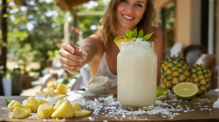 Accueil Vous gâchez votre rhum blanc : ce cocktail glacé et crémeux à l’ananas va transformer vos apéros d’été