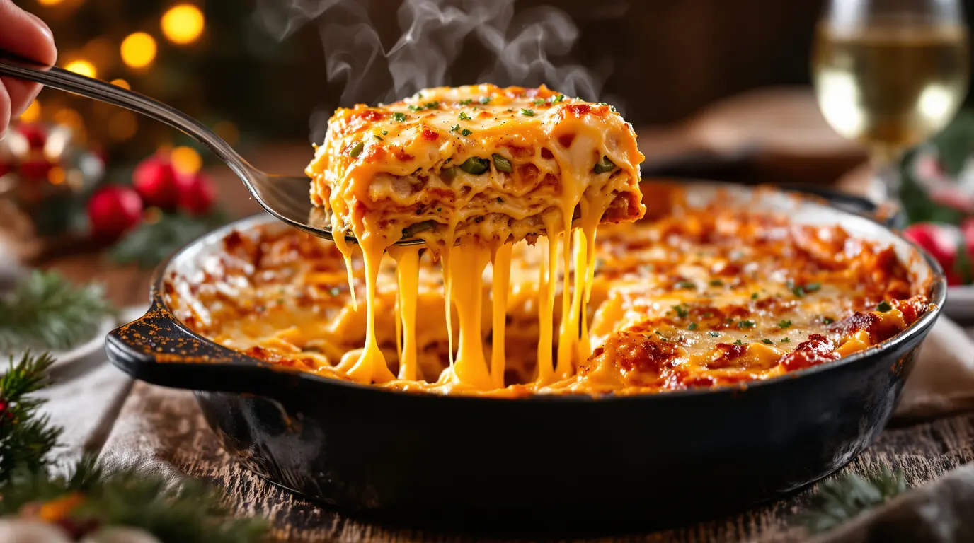 Avalanche de béchamel, saumon ultra fondant et fromage gratiné : ces lasagnes de Noël sont une pure folie Avalanche de béchamel, saumon ultra fondant et fromage gratiné : ces lasagnes de Noël sont une pure folie