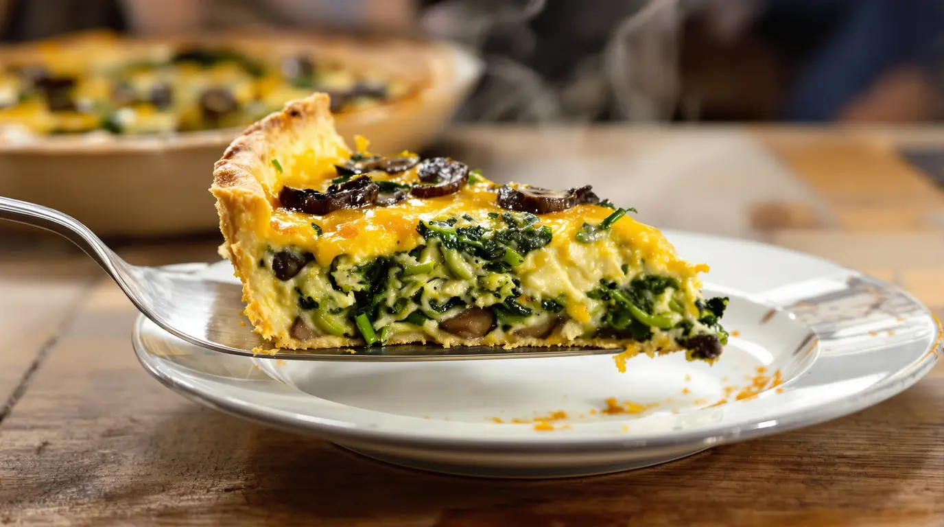 Cette quiche verte sans pâte apporte 15 g de protéines par part et renouvelle vos dîners sans viande Cette quiche verte sans pâte apporte 15 g de protéines par part et renouvelle vos dîners sans viande