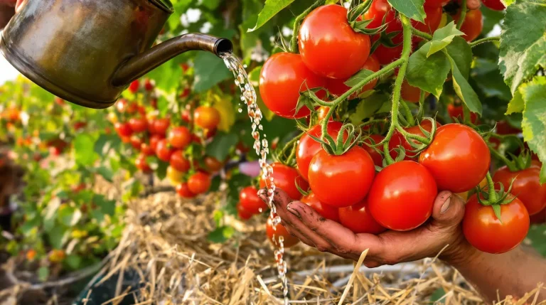 En août, cet apport naturel donne plus de chair aux tomates et prolonge les récoltes jusqu’à l’automne